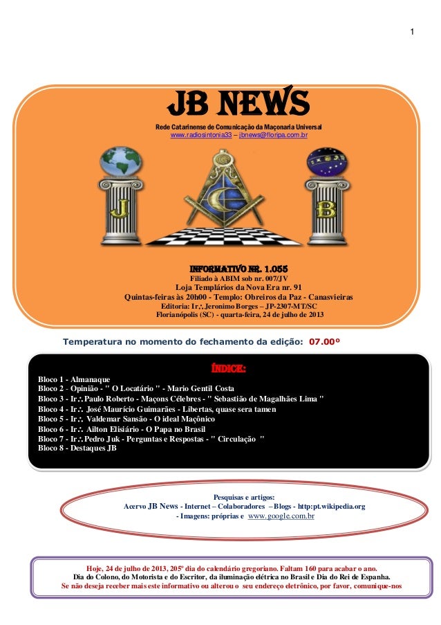 jb news informativo nr 1054